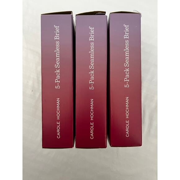 Carole Hochman Seamless Brief 5-Pack (Size L) - New In Box - Picture 8 of 9